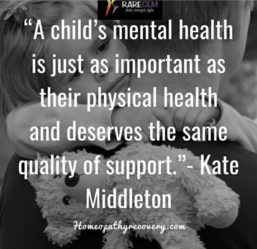 Great to know that child mental health is being discussed more and more and recognised as just as important as our physical health.
#childmentalhealth