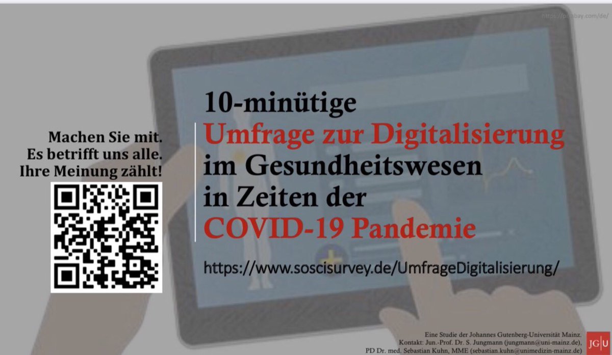 Gesundheit in Zeiten von COVID-19. #digitalhealth im Realität-aber wie? Eure Sicht als Patient*innen, Student*innen, Psycholog*innen, Ärzt*innen und HCP? <a href="/PatientDigital/">Der digitale Patient</a> @bvmd_like @BoschStiftung @CareumCH @Stiftung_Muench @HSFDigital <a href="/hih2025/">hih-2025</a> Dabei sein: soscisurvey.de/UmfrageDigital…