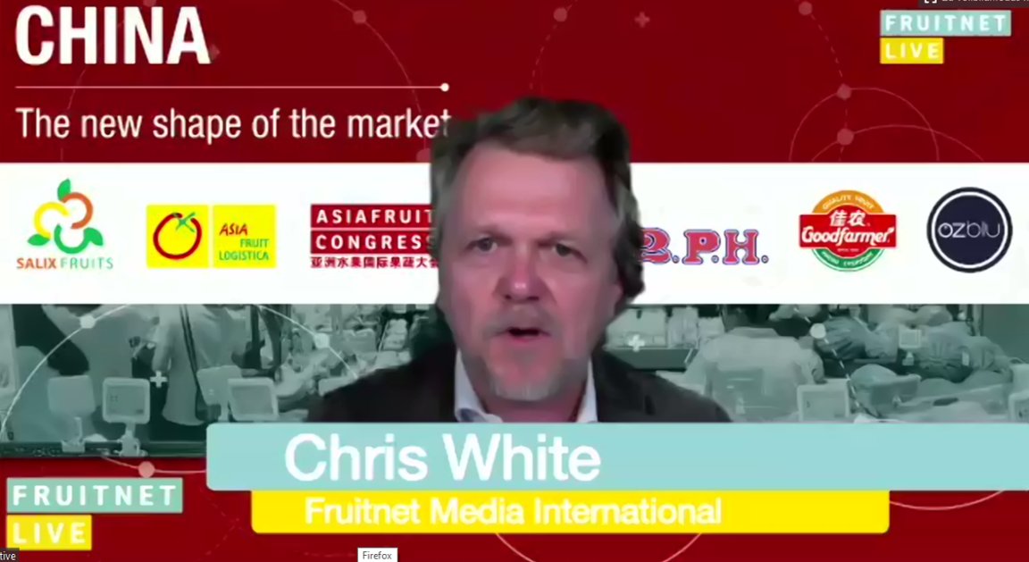 HuesmannOliver's tweet photo. "Fruitnet Live China" is running.  Take part of interesting #Fresh news about this important market
https://t.co/xKKbdDS2jU
#china #fruitnet #asia #fruit #fruitsfromspain #asiafruitlogistica
@FruitnetLive @ASIA_FRUIT @FruitnetMedia @fruitlogistics  @GoodfarmerNews @eufreshproduce https://t.co/syzpqUqZqg