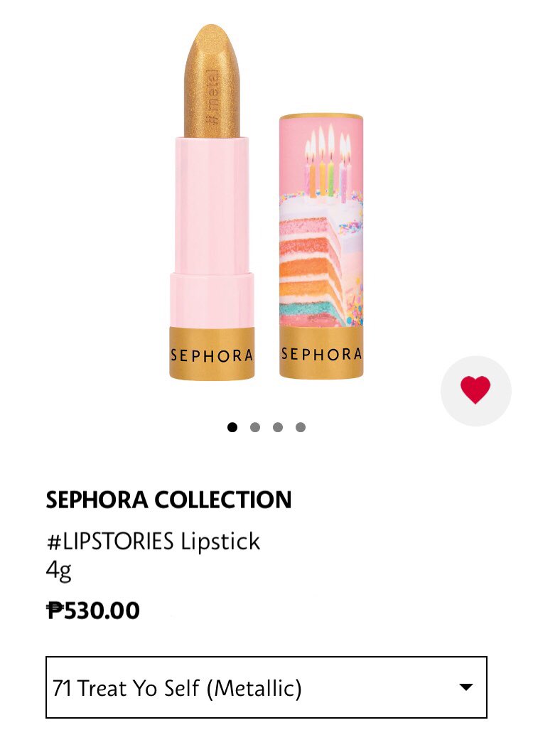 wooseok as sephora collection lipstories lipstick in treat yo self ($9)