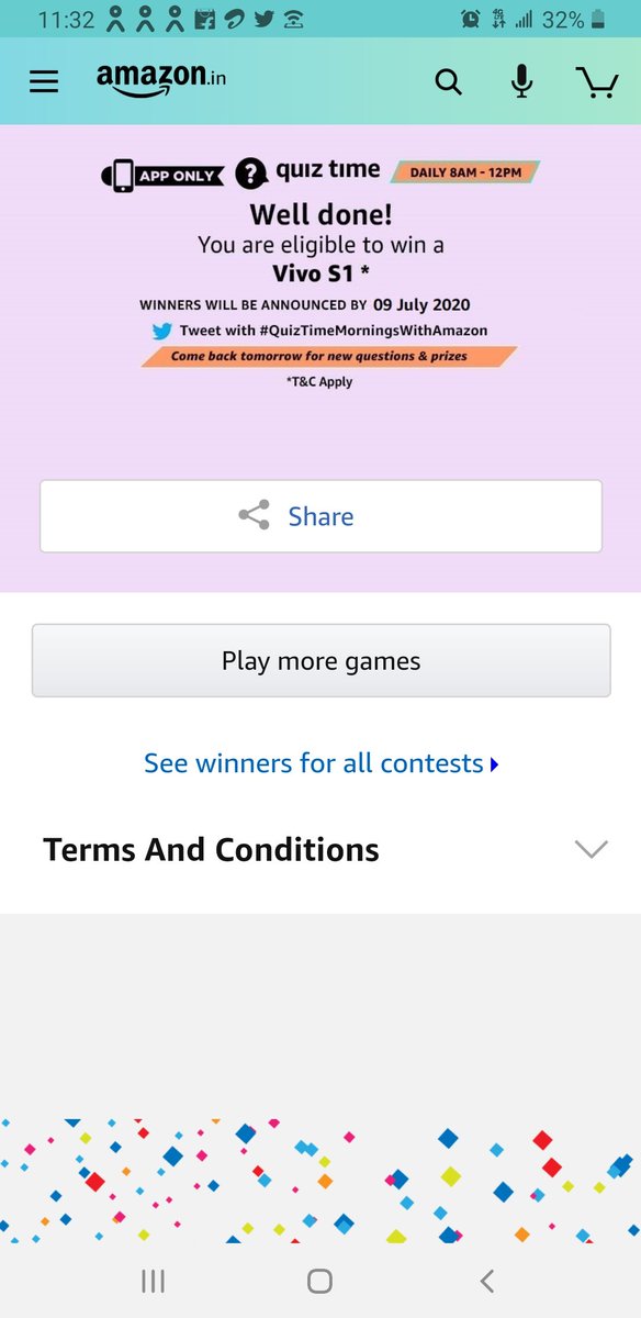 RadhaGu15033140's tweet photo. I hope this time I would be the lucky winner.. 😁🤞
#QuizTimeMorningsWithAmazon https://t.co/0NEJX6mQmZ