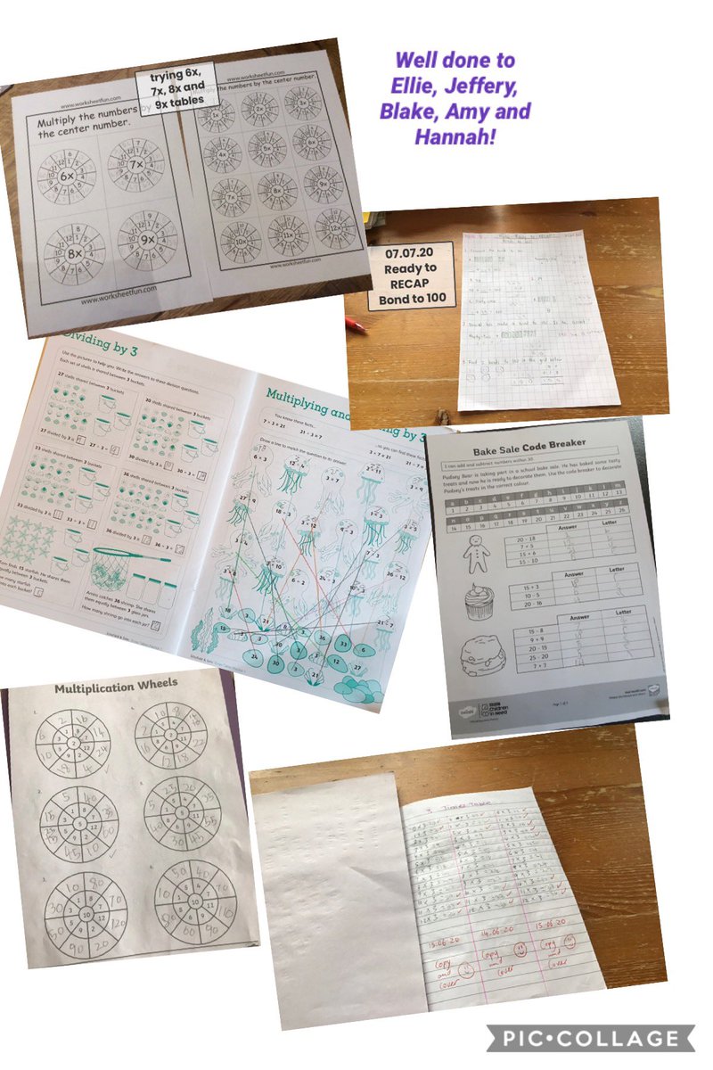 More super maths work from Crocodile class. Well done to those Year 2s challenging themselves to learn all their times tables! <a href="/hcat_learning/">HCAT Teaching & Learning</a>
