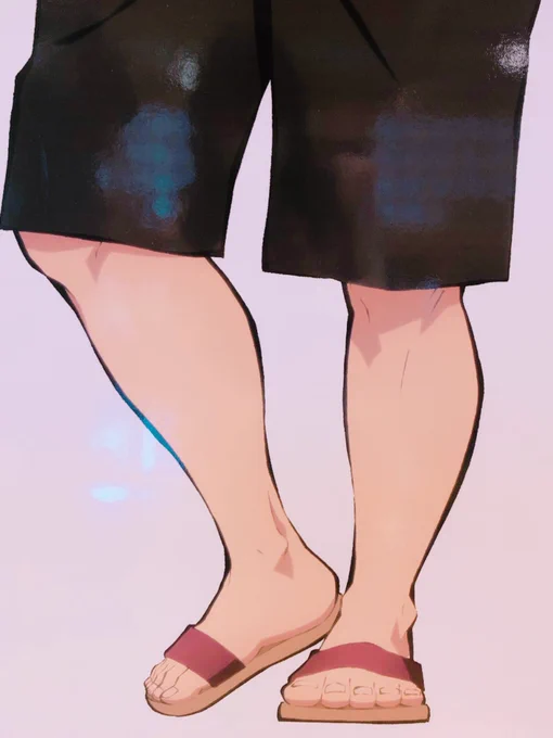 顔が良いそして生足 