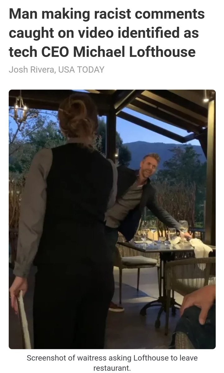 kynick2's tweet photo. The racist made racist comments to an Asian family and now has either deleted or had his social media accounts deleted.  #Lofthouse if you're going to be a racist, be a proud racist.  @Solid8 https://t.co/ClwAP7u9vP