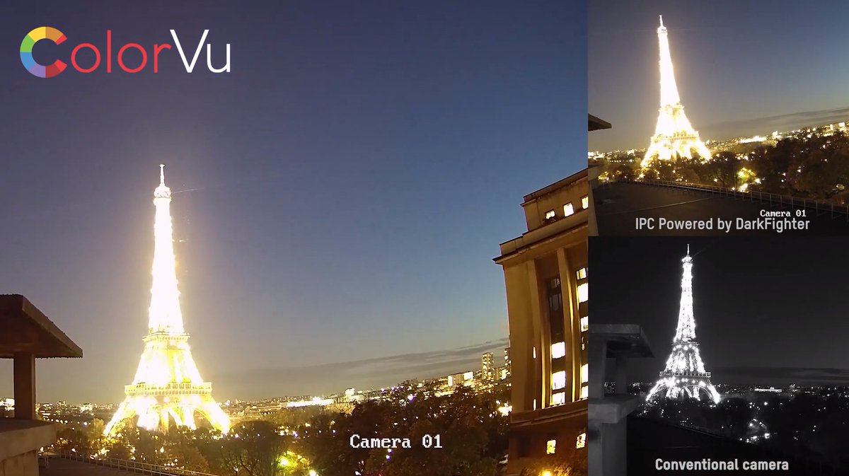 HikvisionEurope's tweet photo. #ColorVu Cameras provide bright color video images 24/7 in low illumination conditions🎨🎨. They excel at capturing vivid chromatic images in broad application scenarios, where color information is particularly important.
Find out more about ColorVu 👉 https://t.co/7nac7gnfrm https://t.co/O3WRZFYKL0