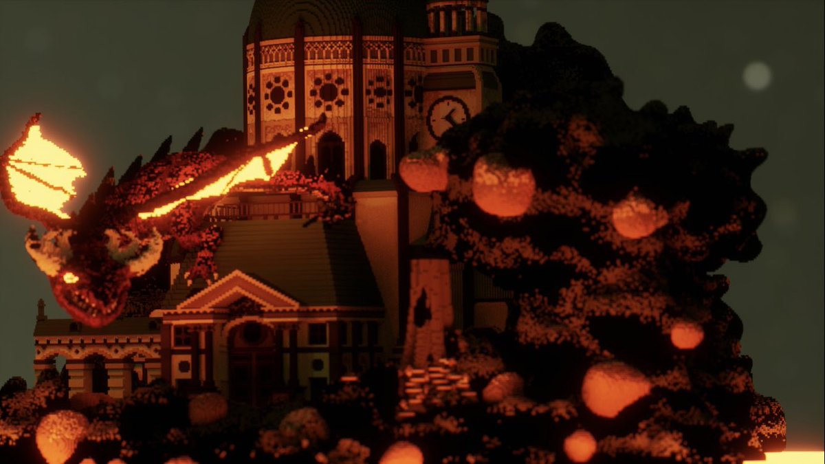 HollyBuilds's tweet photo. Lava Ruin                                                                                                  Hosted by @BuildersRefuge                            Render by @VnikusGaming https://t.co/ovT8Gl4NzU