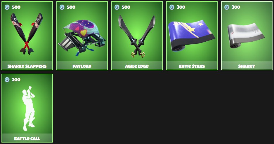 FNxFlow's tweet photo. This is today's Daily Item Shop from July 08, 2020. Top or flop? 🤔 Write it in the comments. And don't forget my Giveaway! You can win 5.000 V-Bucks!

#Fortnite #Fortniteitemshop #Fortnitenews #itemshop #fortniteseason3 #daily #skins #Giveaway https://t.co/GDtRUUmTQC