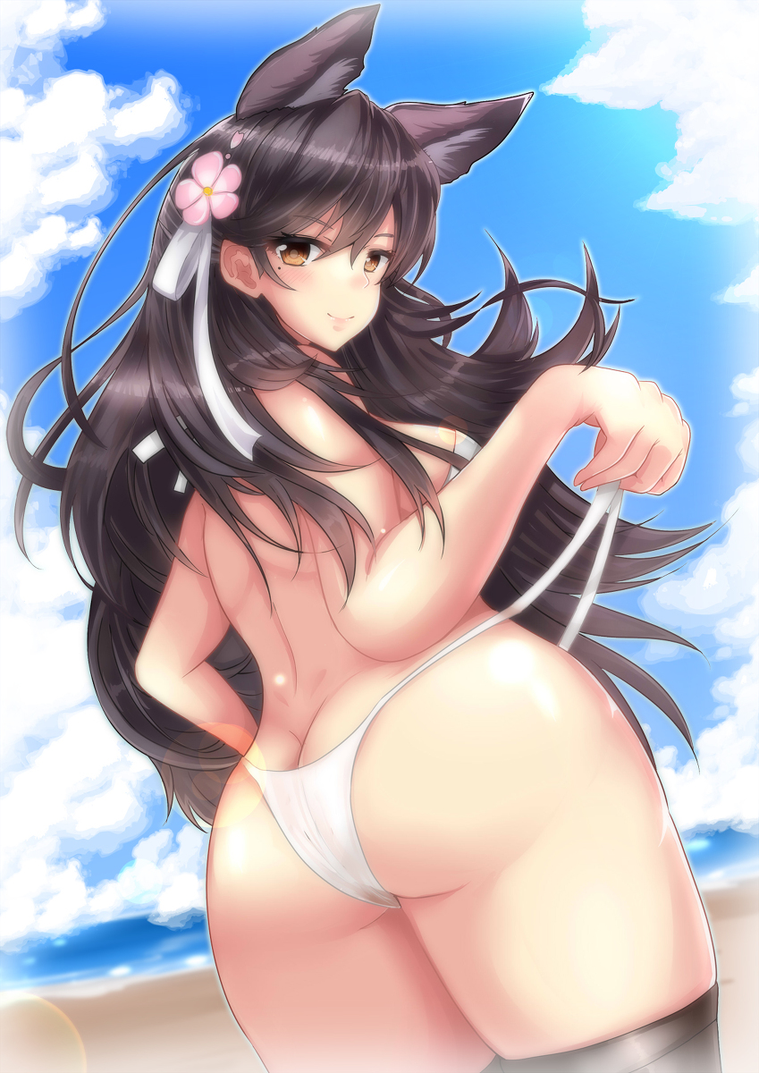 アズレン あらら どういじっちゃおうかしら アズールレーン 愛宕 アズールレーン 火村 モリタカ 休日はお絵かき 由良合同誌参加者募集中のイラスト