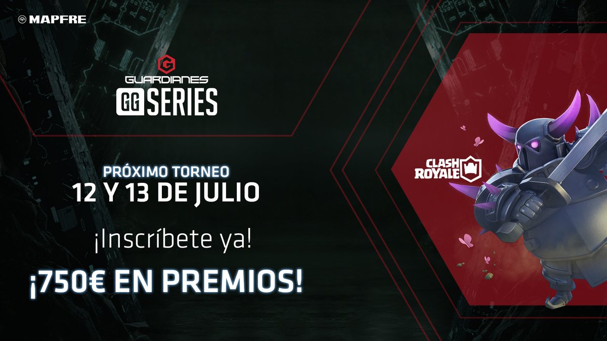 Are you ready for the #GuardianesGGSeries?

Over at <a href="/ArenaGGeu/">ArenaGG EU</a> you'll find the first of four Clash Royale tournaments, which grant access to the playoffs.

Sign up now at guardianes-ggseries.com