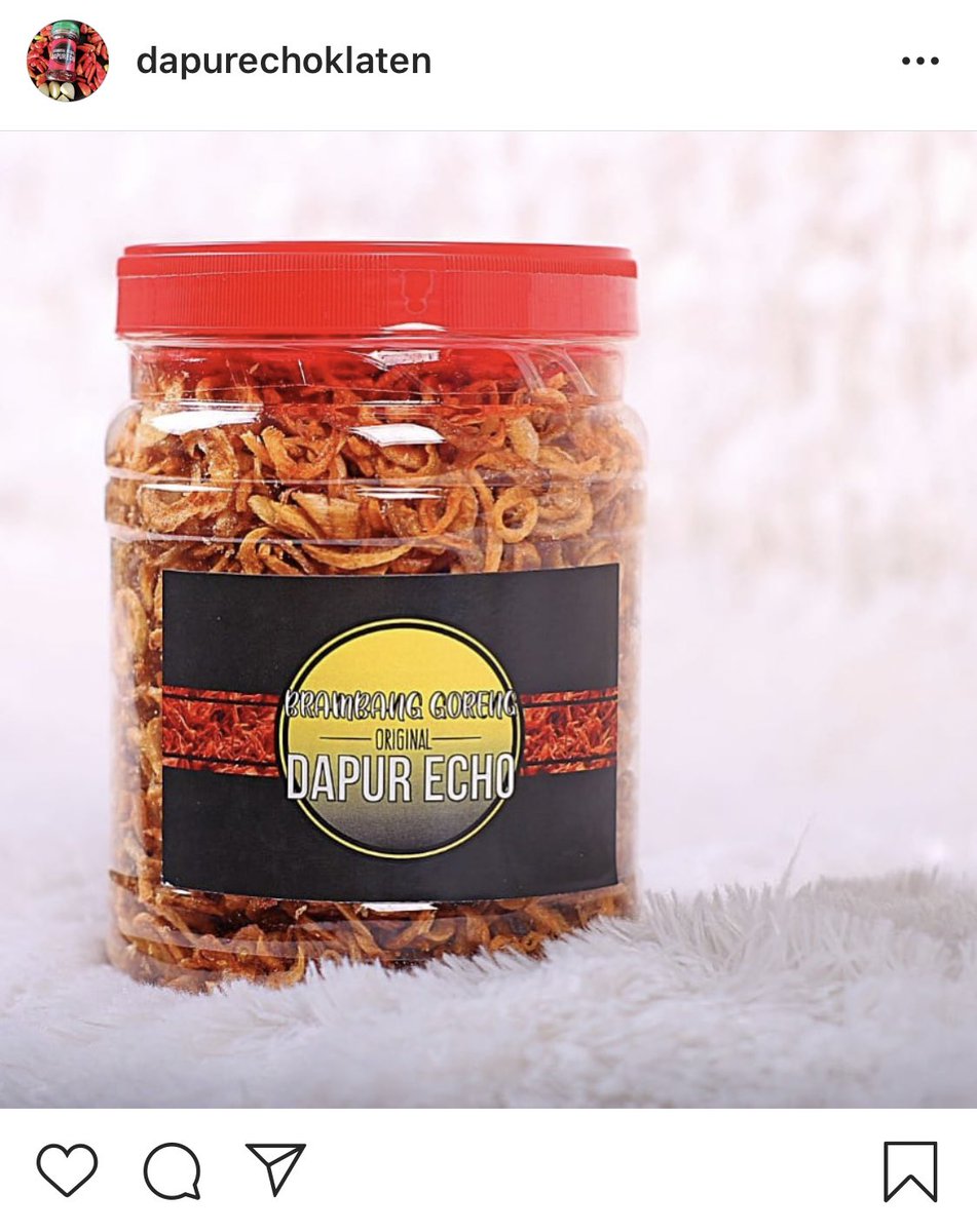 wulanvivieta's tweet image. ✨SAMBAL DAPUR ECO KLATEN✨

Buat kalian yang suka sambel, wajib banget coba ini sambel. RECOMENDED banget dari aku
Apalagi sambel bawangnya 👌👌
Bawang gorengnya juga ga kalah enak.

Bisa liat di instagramnya ya, itu yg punya temen aku 💜

Bantu share ya guys 🥰