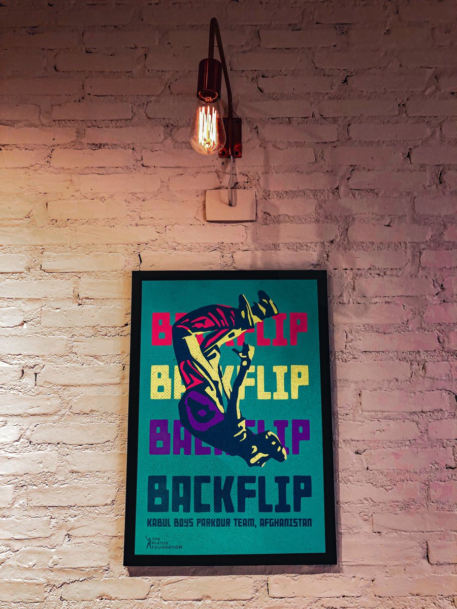 A while ago, we decided we had to further showcase the incredible focus, dedication and drive of the #Afghanistan-based #Kabul Boys #Parkour team.

This image is a mock-up of how it may look in your shop, cafe or hang out space.

We’d love some genuine thoughts please..🙏