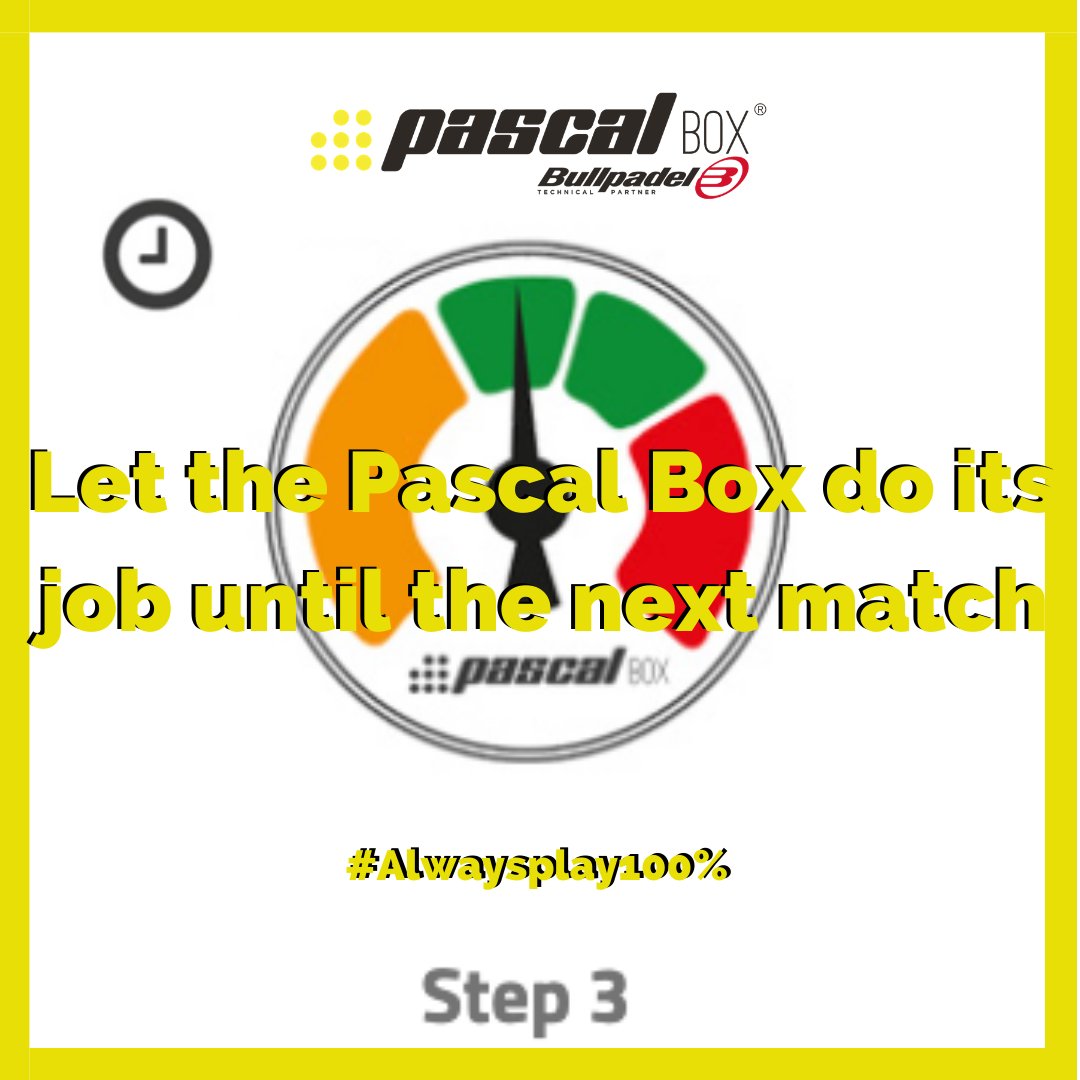 PascalBox_ES's tweet photo. Step3:

Let the Pascal Box do its job until the next match

https://t.co/DWlM88zn0H

#PascalBox #ECO #Padel #Sport #technology #Alwaysplay100% https://t.co/tKxvNDTtaS