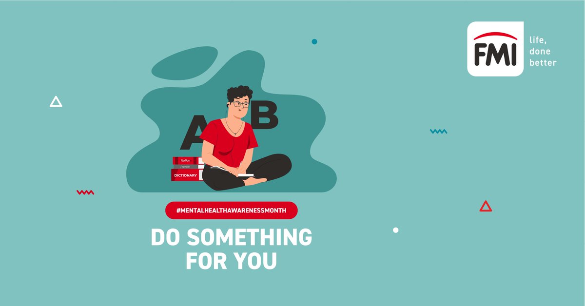 Try something new, improve a skill or pick up your favourite hobby. Boosting your self-esteem so you can have a healthy mind and a happy you. #MentalHealthAwarenessMonth