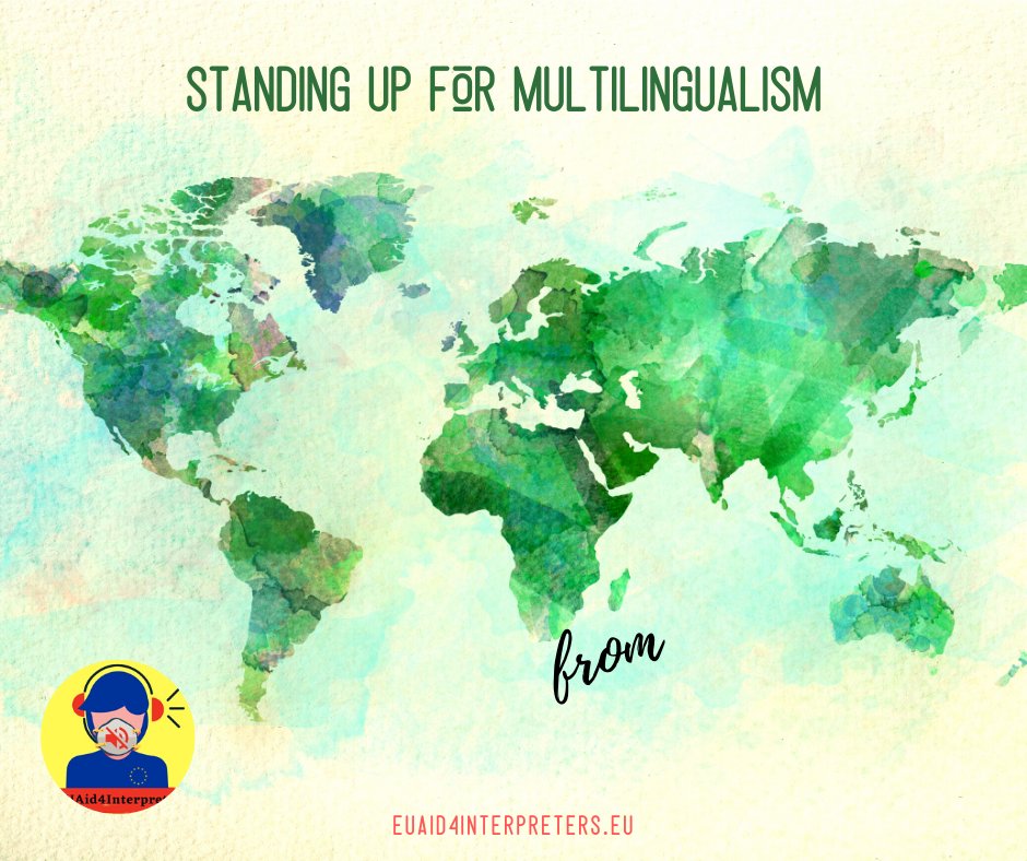 BelAIIC's tweet photo. Standing up for multilingualism from Brussels!
#EUaid4interpreters #PracticeWhatEUpreach #1nt #EUsolidarity #Interpreting4EU
https://t.co/kTIpxFEte0 https://t.co/ZDknMoO9k2