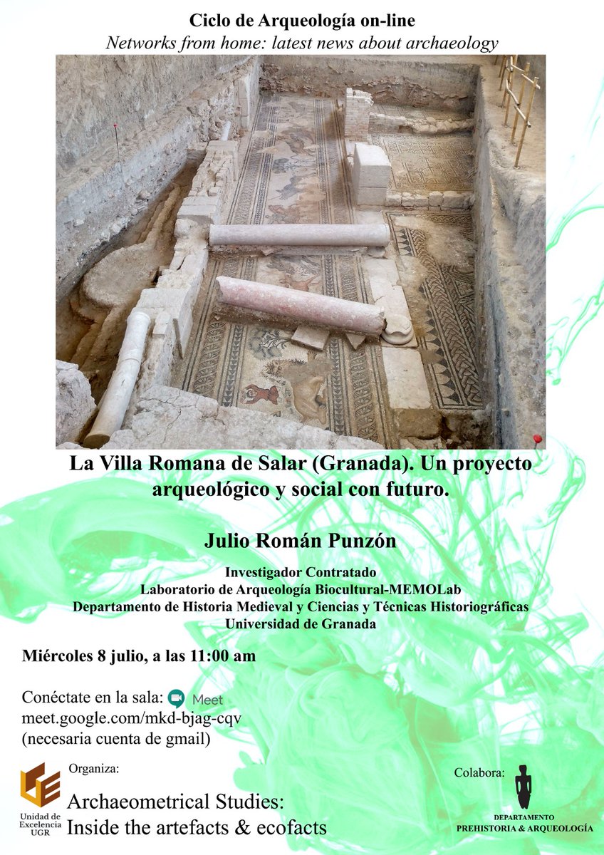 Esta mañana a las 11:00 de la mañana se celebrará una Conferencia impartida por Julio Román, director de Excavación de nuestra Villa Romana.