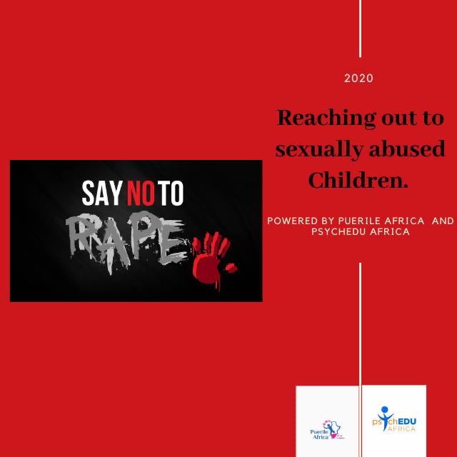 psychedu_af's tweet photo. @psychedu_af is collaborating with @puerile_africa to run a campaign for victims of sexual abuse 
We offer a safe environment for children and adolescents to reach out for help. https://t.co/4pmR5Yjcqg