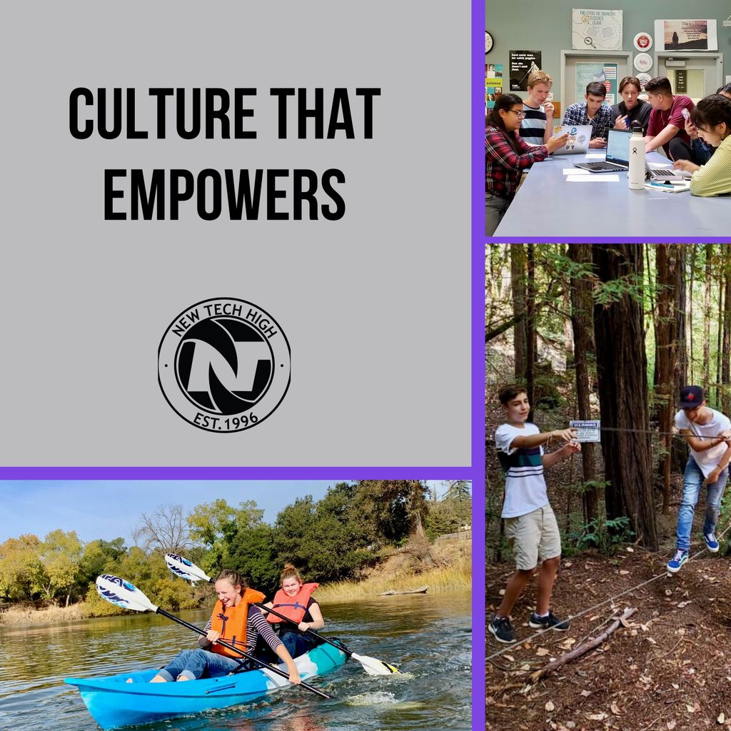 NewTechHigh's tweet photo. Culture over everything. 95% of New Tech High students report feeling connected to the school community. #culturethatempowers #trustrespectresponsibility #newtechhigh https://t.co/saxuXxch6g