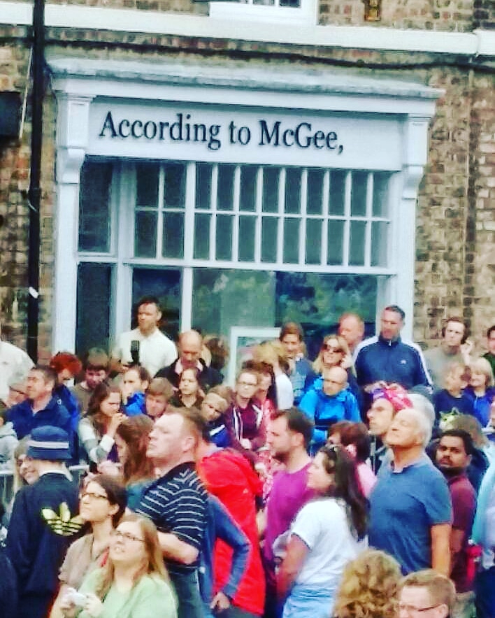 According to McGee (@according2mcgee) on Twitter photo Lads, lads.
You're going the wrong way.
We open again on the 18th July, anno domini 2020.
Come back then. We have new collections from Freya Horsley, Richard Barnes, Amrik Varkalis, and our glorious leader, <a href="/AilsMcGee/">Ails McGee</a>
<a href="/indieyorkmap/">Indie York</a> <a href="/VisitYork/">✨ Visit York ✨</a>
@Connected_York
<a href="/theyorkmix/">YorkMix</a> Lads, lads.
You're going the wrong way.
We open again on the 18th July, anno domini 2020.
Come back then. We have new collections from Freya Horsley, Richard Barnes, Amrik Varkalis, and our glorious leader, <a href="/AilsMcGee/">Ails McGee</a>
<a href="/indieyorkmap/">Indie York</a> <a href="/VisitYork/">✨ Visit York ✨</a>
@Connected_York
<a href="/theyorkmix/">YorkMix</a>