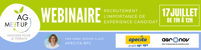 uB_Entreprises's tweet photo. Notre partenaire @AgrOnov_Europe vous propose un #Webinaire gratuit dans le cadre de son #AgMeetUp !
Anne-Sophie de @APECITAemploi abordera l’importance de l’#expérience candidat lors de vos #recrutements !
🗓️RDV vend. 17/07, 11h-12h
👉Inscription ici : https://t.co/VrBVx1Iuee https://t.co/3LWk3eXRSo