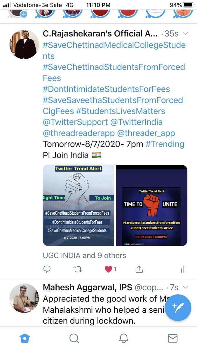 irajashekaran's tweet photo. Dear Tweeples Pl Support &amp; RT my Post at 7pm Tonight extending all our Support &amp; Blessings to all. #StudentsLivesMatters #Unity2020 #ugc_cancel_exam #SaveChettinadMedicalCollegeStudents #savesaveethastudentsfromforcedfees #SaveChettinadMedicalCollegeStudents Help Reach @PMOIndia https://t.co/2M8hceIJ1M