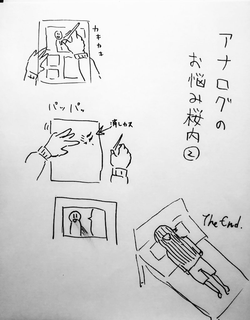 アナログのお悩み桜内①～④ 