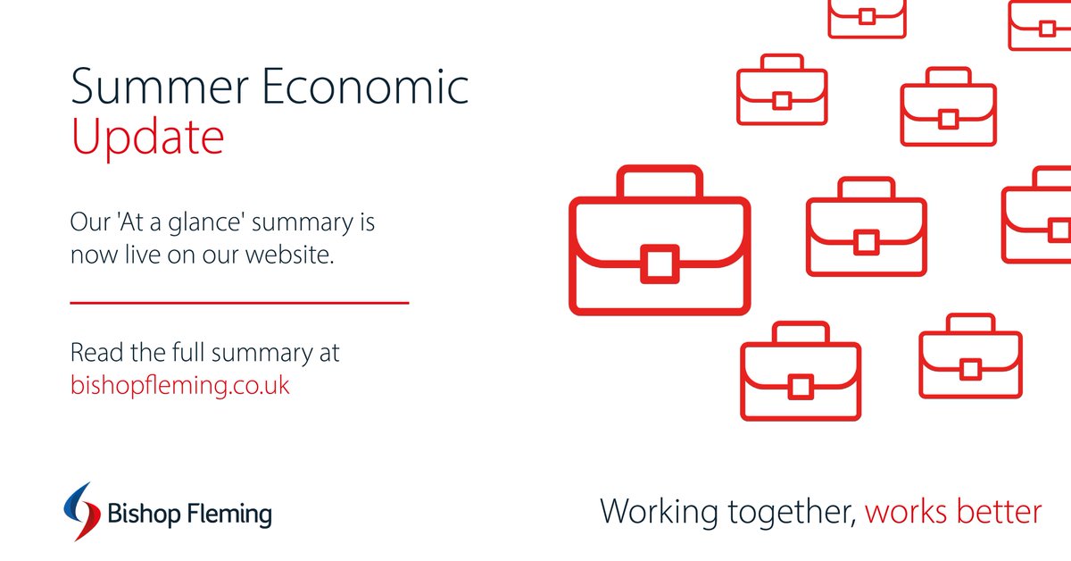 BishopFlemingUK's tweet photo. We have pulled out the key announcements from the Chancellor's Budget in an 'At a glance' summary which is live on our website now: https://t.co/hrP1czWSvQ #SummerStatement #Jobs #stampdutyholiday #economicrecovery https://t.co/FUSXB7Es1C