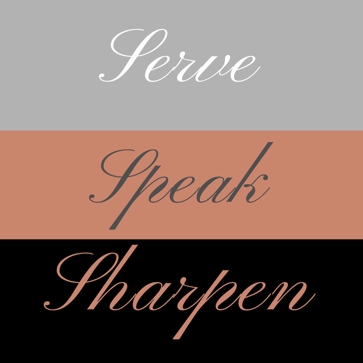 KJSDStudio's tweet photo. Wednesday's Word:  SERVE your clients with excellence.  Be precise &amp; SPEAK with clarity. SHARPEN their skills and knowledge!
#kjsdstudio #TheBrandIAcademy #Salestips #BuildingABrandOfHigherPurpose #SalesLessons #ClassinSession #Handlethat https://t.co/1N7hbqO0kc