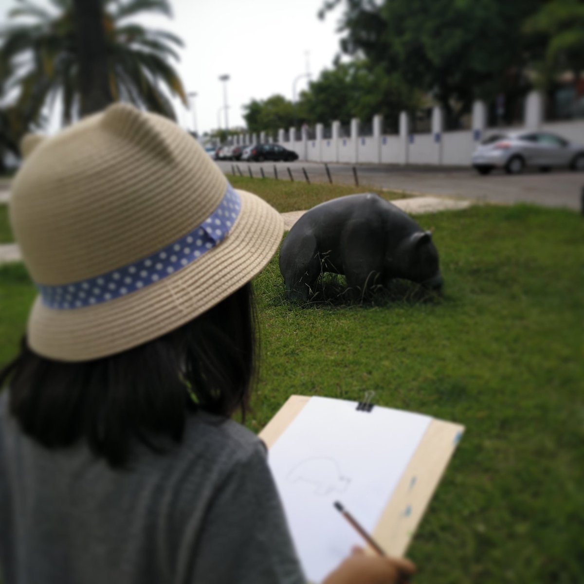 artenanos's tweet image. Hoy nuevo recorrido por las esculturas de #elenalaveron en nuestro #veranoconartetorremolinos