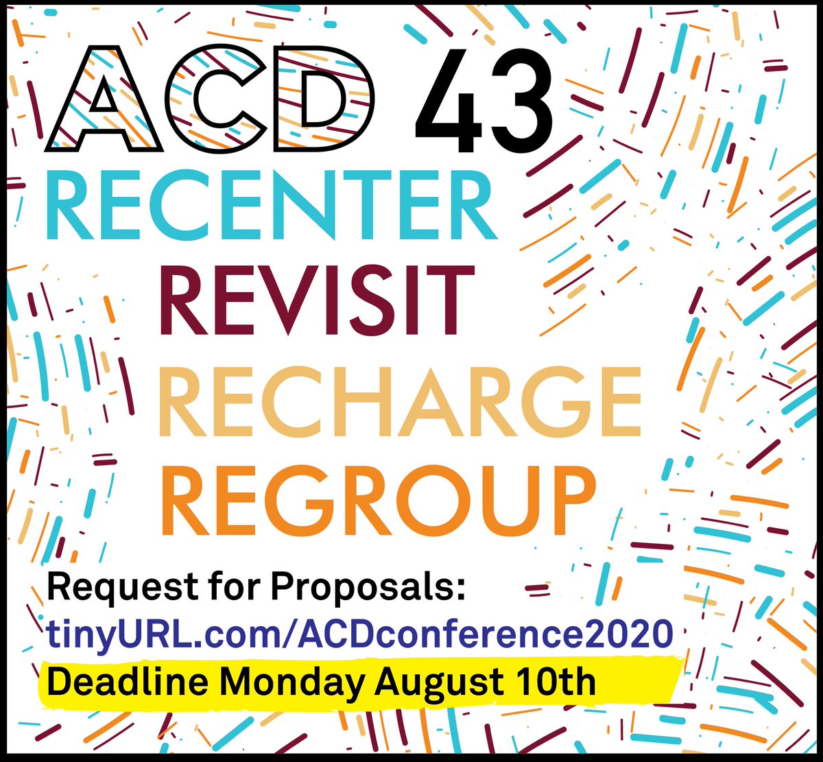 ACDtweets's tweet photo. RFP is open!! Can’t wait to read your brilliant ideas. #communitydesign #designjustice https://t.co/4vWLrFJCMt