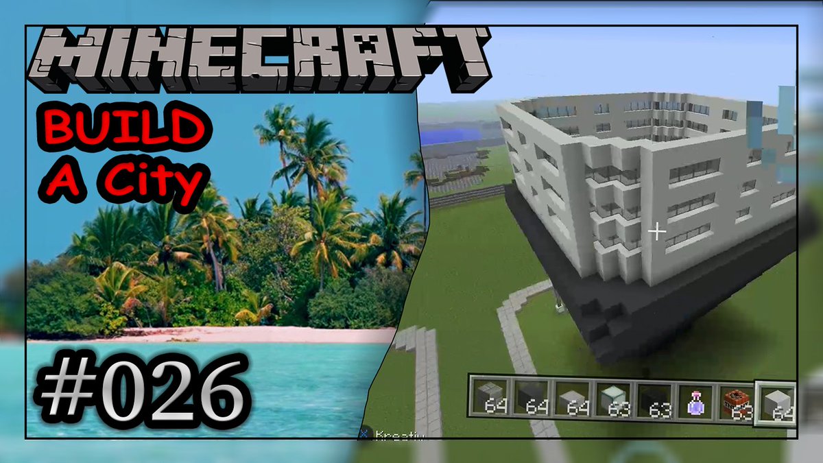iToJu1's tweet photo. 🔽Neues Video🔽
Heute mal PLANMÄßIG wieder am MITTWOCH, baue ich eine komplette INSEL und fange mit einem neuen WOLKENKRATZER darauf an!

➡️ https://t.co/7fOUeqrnTU

#Minecraft #MinecraftBuildaCity #BuildaCity #City #Gaming #Trichterhaus #Island #Skyscraper #Insel #Youtube https://t.co/1qOQnqM5uI