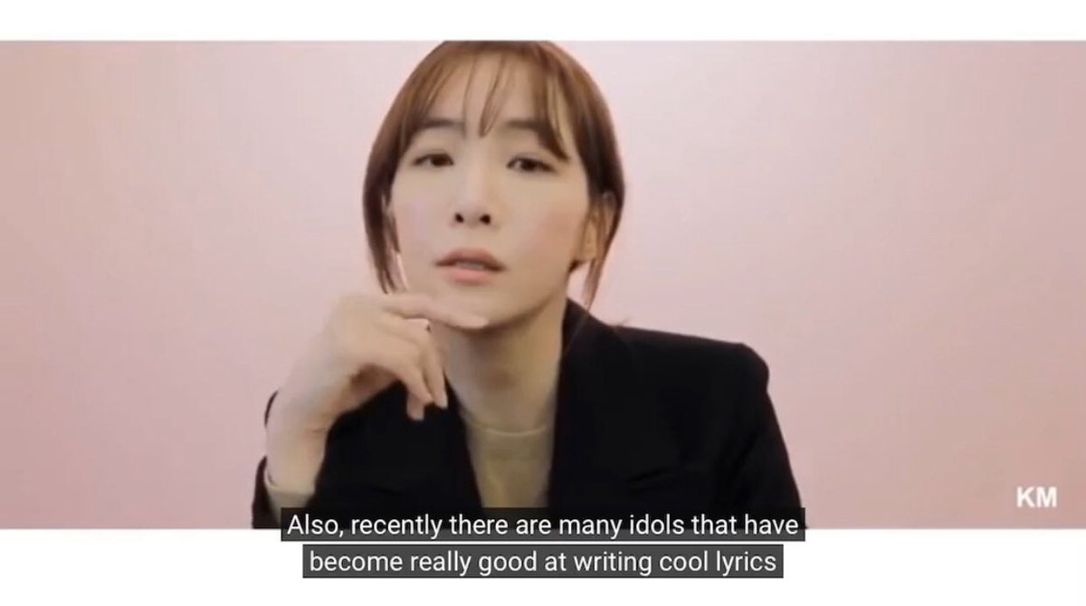 a year later, she still praised taeyong and mark writings, even when there are many idols doing it taeyong’s and mark’s lyrics are still stand out. remember, this opinion came from professional who won lyricist of the year for 4 years in a row