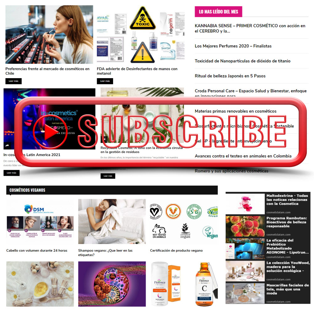 CosmeticLatam's tweet photo. 🚫 Resumen de noticias sobre la Industria Cosmética. Si aún no te suscribiste no te pierdas ser parte de esta gran comunidad exclusiva. #OPTIMA #Moduline #Bioactivos #Recyclable #CosméticosenChile #Entrevistas #Empresas #Incosmetic2021
✔- https://t.co/9N3nk4WQVa https://t.co/NhGHVm4Ciq