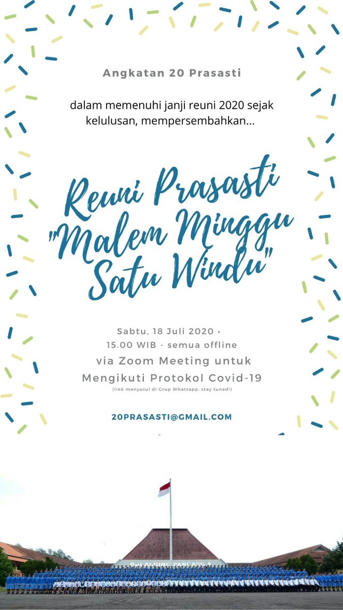 Kuy lah! 
"Malem minggu satu windu"

Ditunggu!!