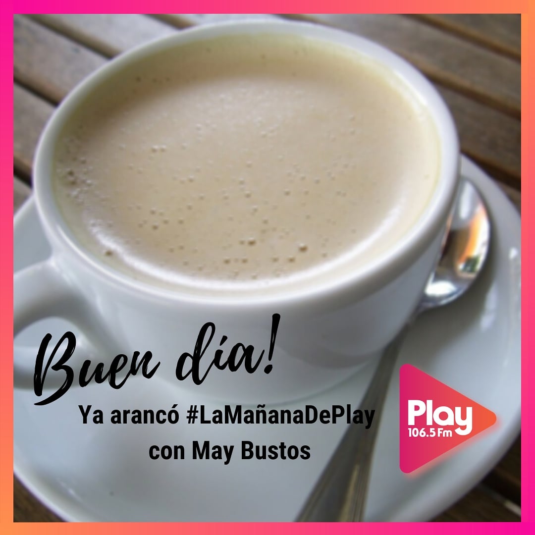 👉🏼Hoy está para balde de café con leche ‼️😂💪🏼😁
👉🏼1° a esta hora y <a href="/MayBustos/">May Bustos</a> ya está en#LaMañanaDePlay ☃️🎙️😄📻
.
📲 WhatsApp al 3547525217
📲App Radio Play FM
💻radioplay1065.com.ar
.
#radio #altagracia #musica #info #cordoba #miercoles