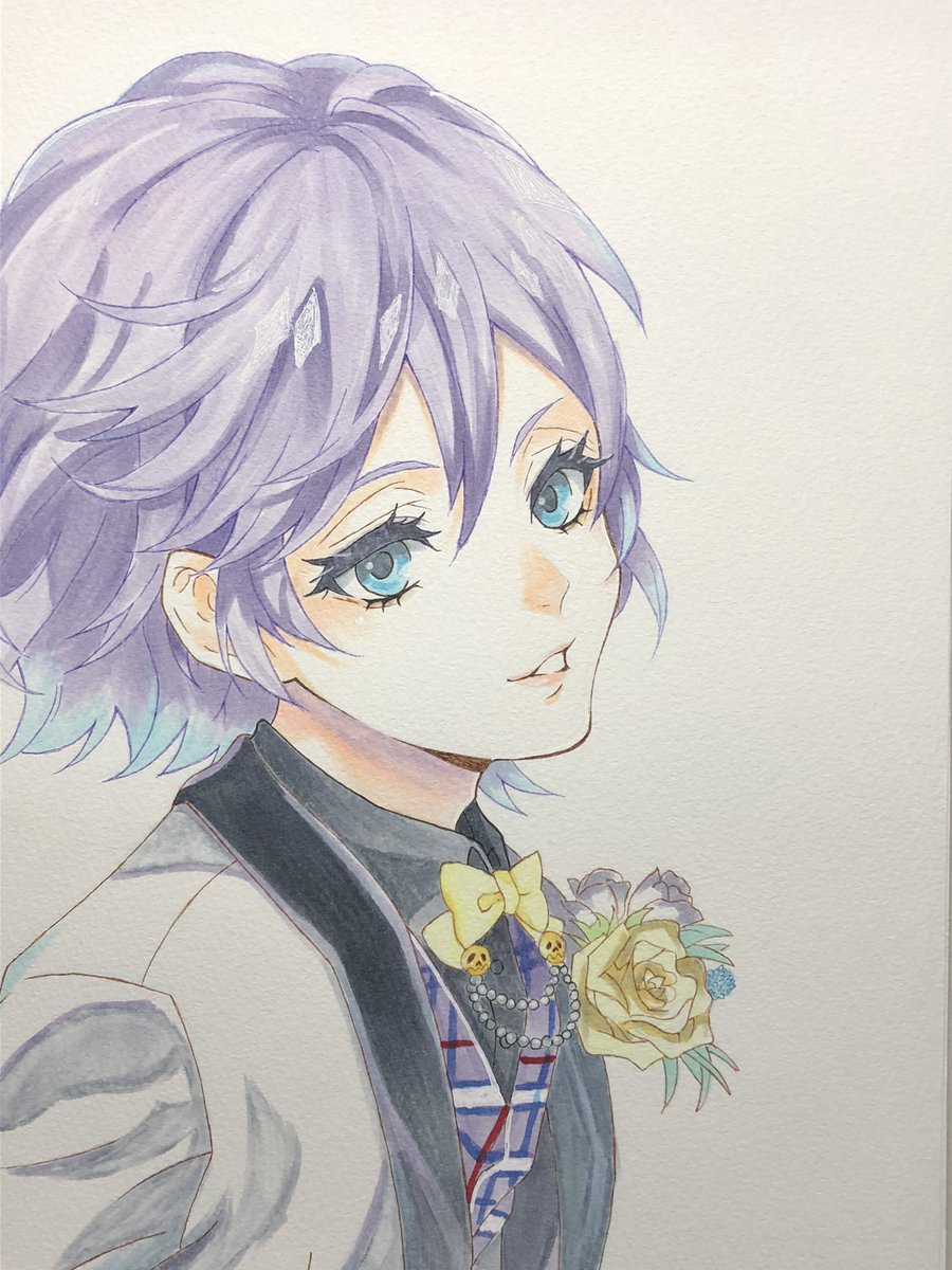 ツイステ カウントダウンイラストのリドル ツイステ 模写 コピック もえか のイラスト