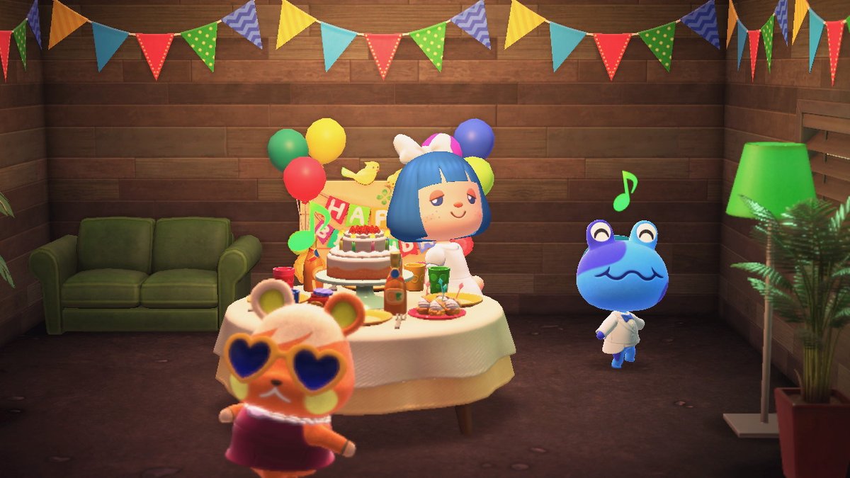 dasidaiji's tweet photo. クワトロちゃん誕生日会 #どうぶつの森 #AnimalCrossing #ACNH #NintendoSwitch https://t.co/yPtXjYOqGP