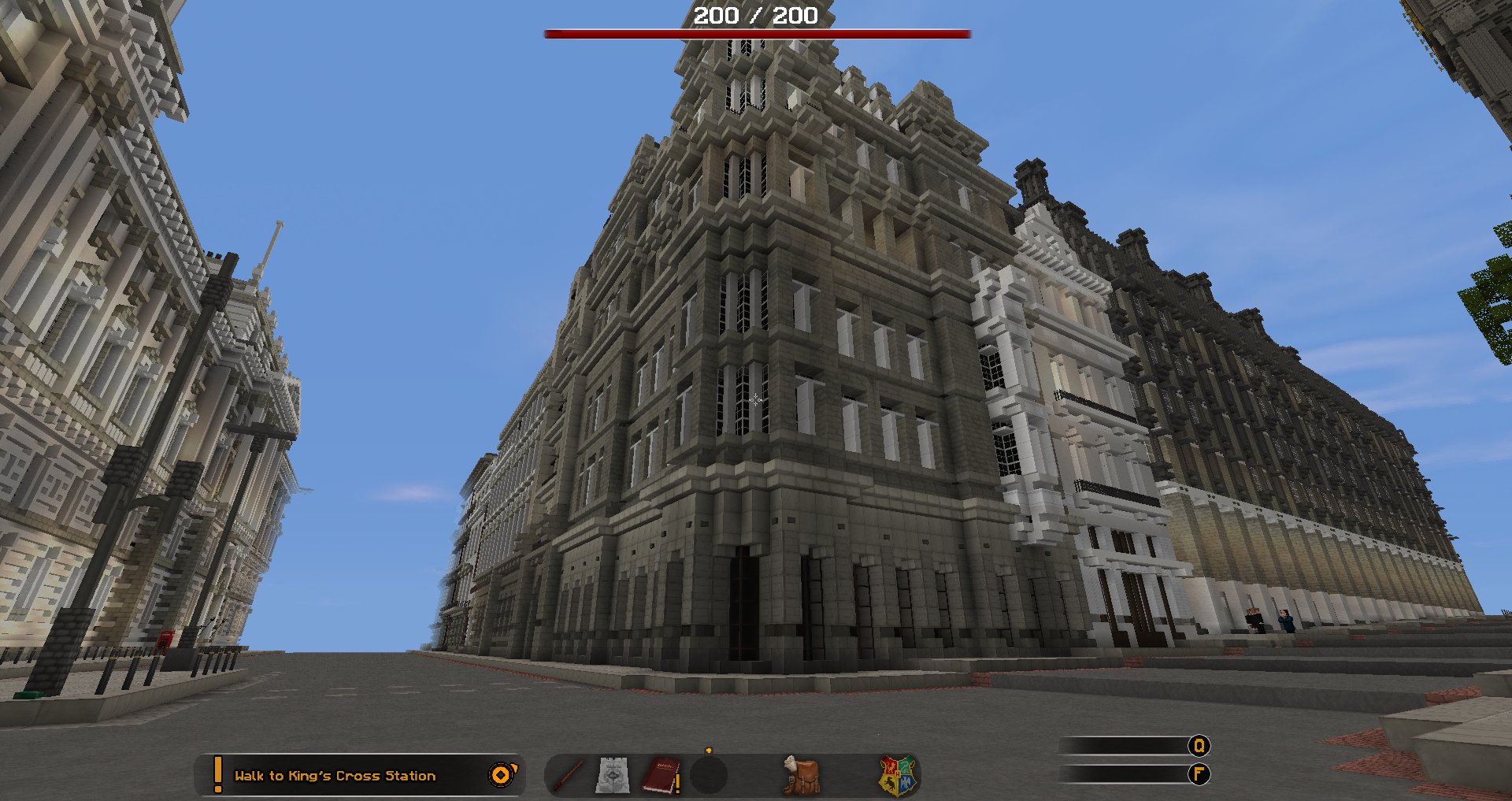 銀獅 ギンジシ マインクラフトのハリーポッターの世界を完全再現した配布ワールド Witchcraft And Wizardry をプレイ中 まだ公開されてまもないので日本語は対応されてない でもどうしてもやりたかったから自力で中身をいじくって最低限のnpcを翻訳