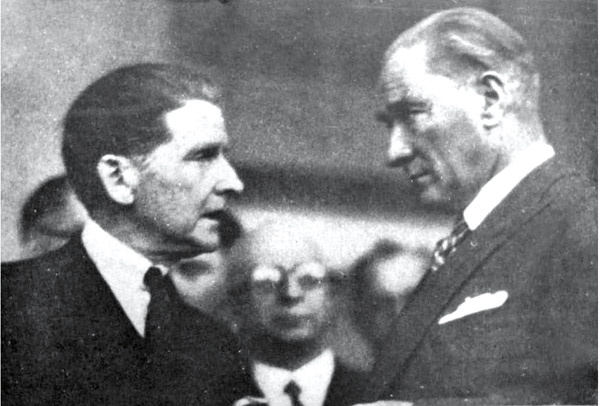 Thomas Whittemore and Atatürk (Founder of Modern Turkey).