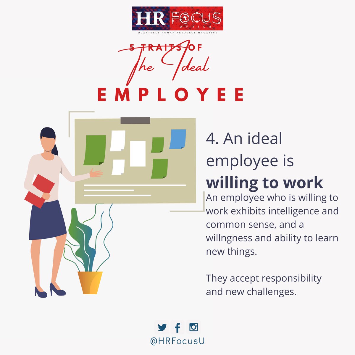 HRFocusU's tweet photo. Can you identify with any of these traits? Does the ‘ideal employee’ exist? #ShareYourThoughts #ShareThis
.
#HRFocus #FocusedOnYou #EmployeeManagement #IdealEmployee #WorkExpectations https://t.co/gmQ4YgfsZd