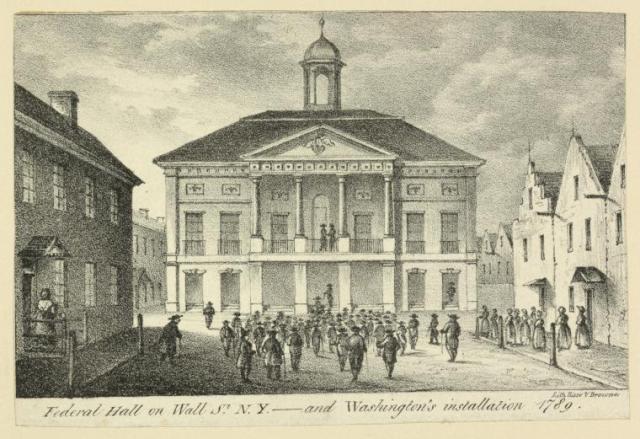 20/70Along with slaves, grains too became a heavily traded commodity here. Thus it came to be dubbed the city's "meal market." The wall itself came down in 1699 as NY expanded further north but the name stuck. In 1700, the city got its first City Hall, on this very street.