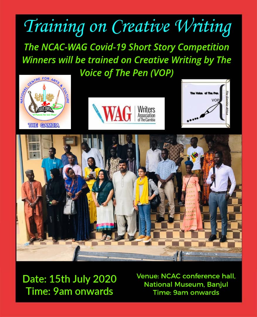 writers_wag's tweet photo. *The Voice of The Pen (VOP)* is here to promote literacy, literature and literary development through event management/ organisation.
Send us an email or send a Whatsapp message to +2202981160/3381115
Looking forward to hearing from you. https://t.co/ZJ5bOGKLhy