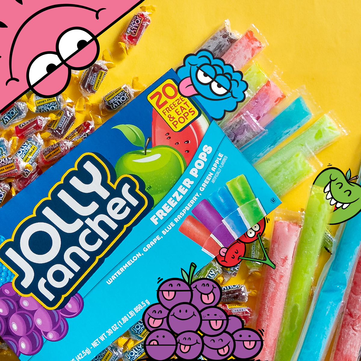 Being bold just got a lot cooler with Jolly Rancher Freezer Pops on #NationalFreezerPopDay!