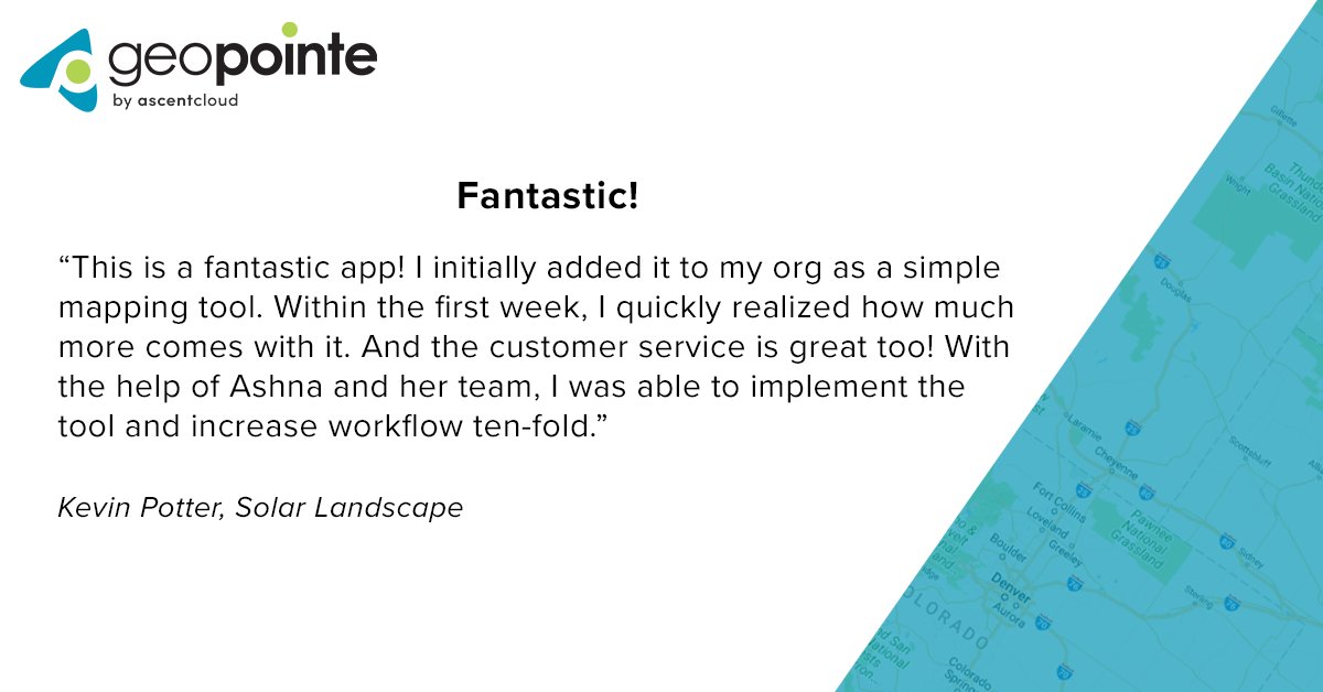 geopointe's tweet image. Increasing workflows tenfold is what we do! Contact us for your free demo or take us for a test run with your 15 day free trial available on @appexchange and see how we can help your organization like we helped Kevin&apos;s! #apptastic #mappingmadesimple

sforce.co/3fPtGLx