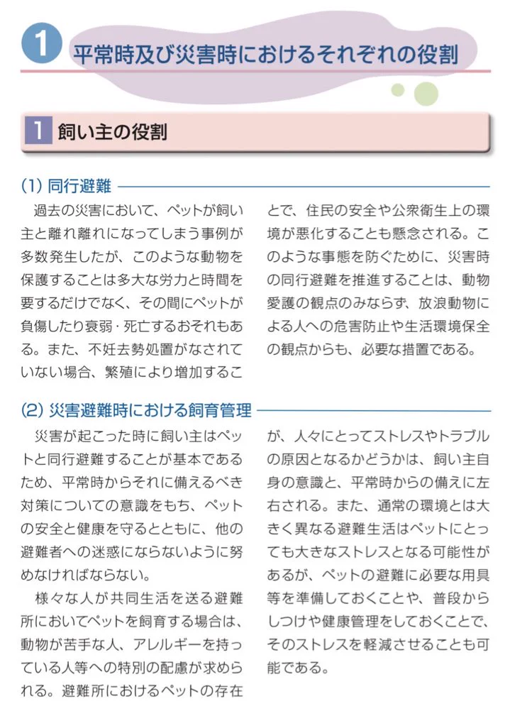 災害時におけるペットの救護対策！飼い主としての役割とは？