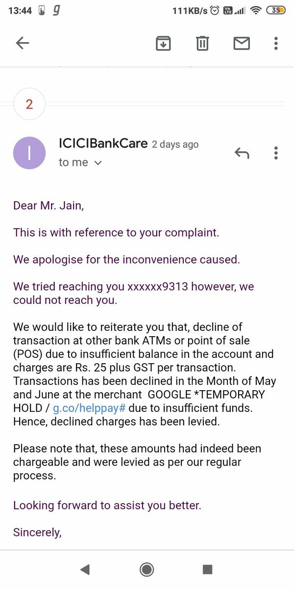 mohit01jain's tweet photo. @ICICIBank You can explain #Posdec in some vague manner but how will you justify calling hundreds of customers regarding this and no one one picked up the call. Open #thievery and #fraud. See screenshots.Guys pls attach your screenshots too, this is a clear case of fraud &amp; #theft #Icicibank https://t.co/9N1iuhschm