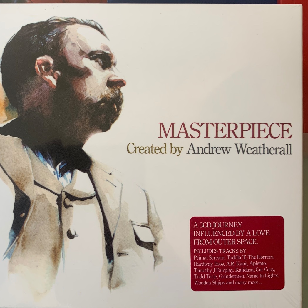 Starting Wednesday right with what must surely the best Masterpiece in the <a href="/ministryofsound/">Ministry of Sound</a> series: the 2012 edition from Andrew Weatherall. CC: <a href="/Stephen_Worthy/">Stephen Griff Worthy</a> and <a href="/joemuggs/">The Ineffable Horror of Joe Muggs 🛸🫠</a>