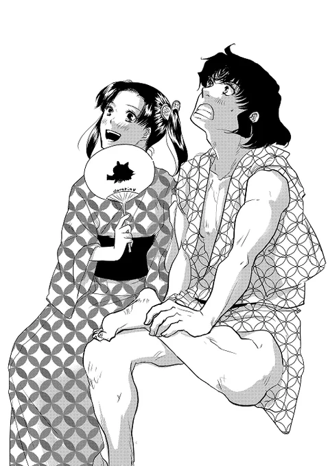 息抜き2の伊アオ
さて二人をなにを見上げているのでしょうか? 