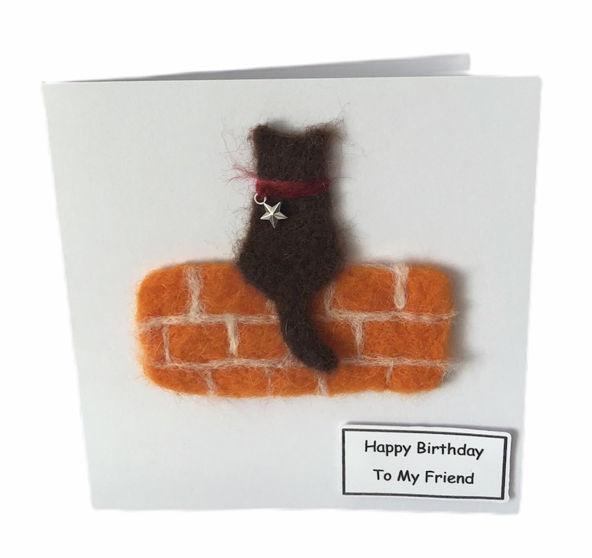 Please Visit my shop consciouscrafties.com/crafties/pixie… #needlefeltedcards #birthday #cats #handmade @ConsciousCrafty