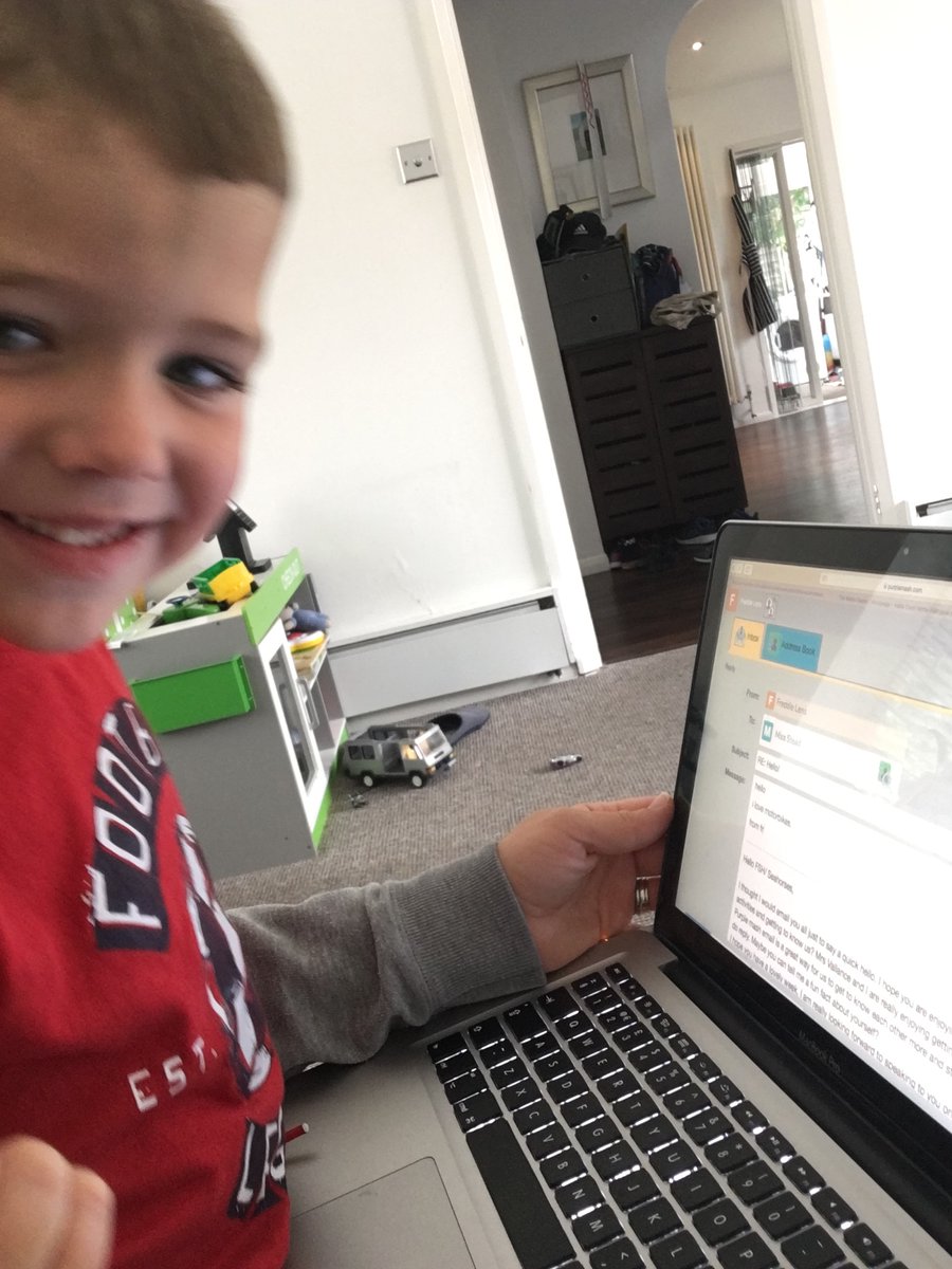 CharlieLens1's tweet photo. Freddie sent his first ever email this morning (with a little help from mummy) 😊 @MissStead3 @MissHughes_FSH https://t.co/zjXaj0aEJj