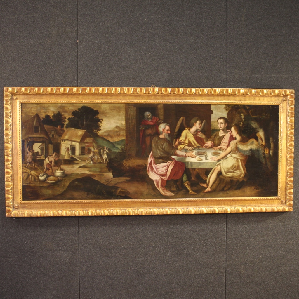 ParinoAntichita's tweet photo. 7500€ Antique Flemish painting Abraham and the three angels from 18th century - cod 8944 https://t.co/BPgBt5hQTK #FORSALE #paintingforsale #antiques #antique #antik #antichità #antiqueshop #antiquariato #antiquestore #antiquario #designinterior #antiqueshopping #religious https://t.co/91ku53S7hm